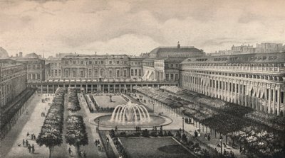 Näkymä Palais-Royalista vuosina 1834, 1915 tekijältä Unbekannt
