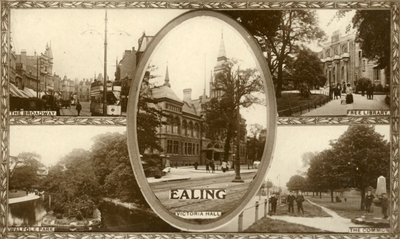 Näkymiä Ealingistä, Länsi-Lontoossa, 1917. tekijältä Unbekannt