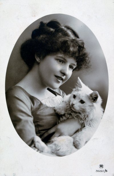 Vintage ranskalainen postikortti, c1900 tekijältä Unbekannt