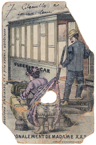Vintage ranskalainen postikortti, c1900 tekijältä Unbekannt
