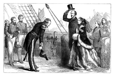 Kuningattaren ja prinssi Albertin vierailu Resolutessa, 1856, n. 1888 tekijältä Unbekannt