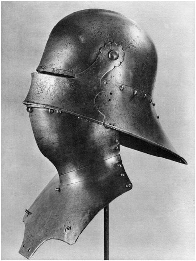 Visored sallet and bevor, c1480 1958 tekijältä Unbekannt