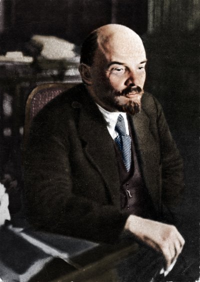 Vladimir Ilitš Lenin, Venäjän bolshevikkijohtaja, 28. marraskuuta 1921 tekijältä Unbekannt