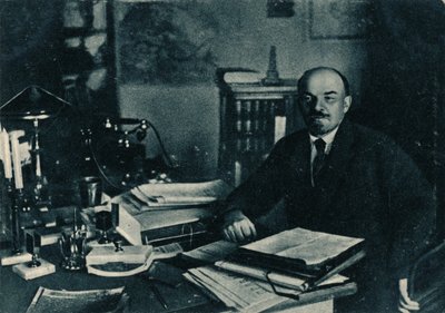 Vladimir Ilitš Lenin, Venäjän bolshevikkijohtaja, Moskova, Venäjä, 7. lokakuuta 1922 tekijältä Unbekannt