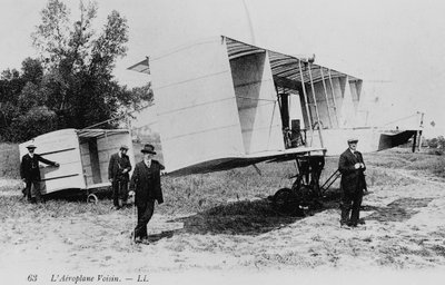 Voisin biplane, 1910 tekijältä Unbekannt