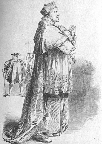 W. Macready kardinaali Wolseynä, 1800-luvun puoliväli, 1901. tekijältä Unbekannt