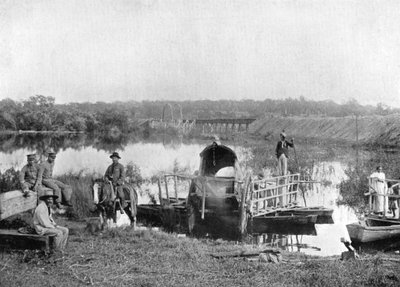 Odottelen lautalla, Paraguay, 1911 tekijältä Unbekannt