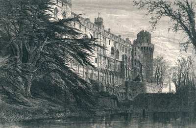 Warwickin linna lännestä, 1800-luku tekijältä Unbekannt