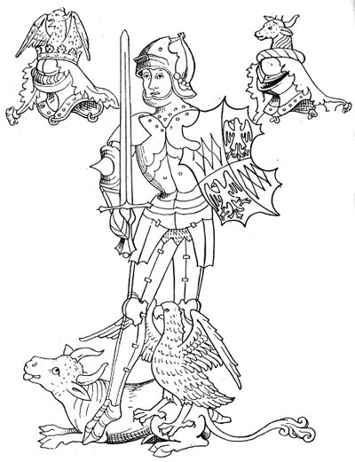 Warwick the Kingmaker, 1400-luvun englantilainen aatelismies ja sotilas, 1893 tekijältä Unbekannt