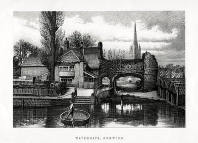 Watergate, Norwich, 1896 tekijältä Unbekannt