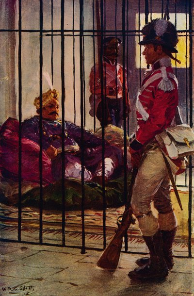 Wazir Ali vankilassa, c1799 c1912 tekijältä Unbekannt