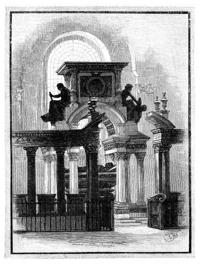 Wellington Monument, St Paulin katedraali, Lontoo, 1888 tekijältä Unbekannt