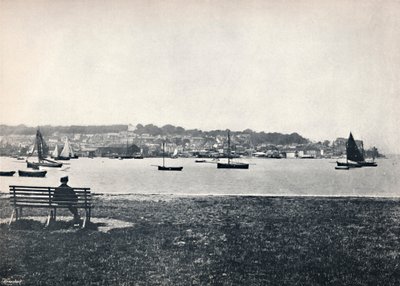 West Cowes - Näkymä East Cowesista, 1895 tekijältä Unbekannt