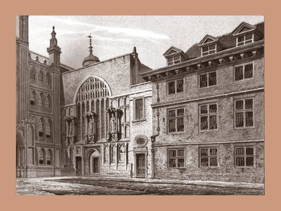 Guildhall Chapelin länsirintama, 1886 tekijältä Unbekannt