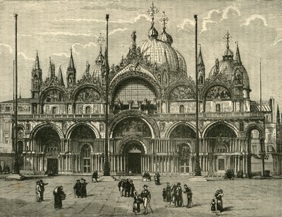 St. Marksin länsirintama, Venetsia, 1890. tekijältä Unbekannt