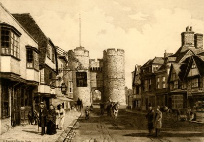 Westgate, Canterbury, 1898. tekijältä Unbekannt