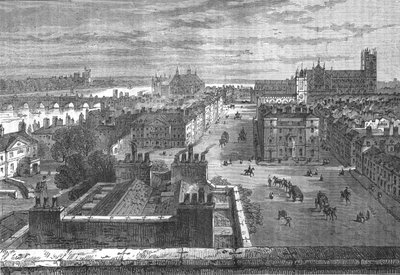 Westminster Whitehallin katolta, 1807 1897. tekijältä Unbekannt