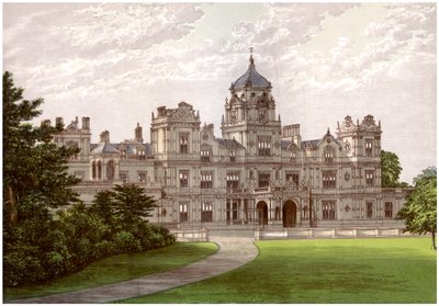 Westonbirt House, Gloucestershire, Holfordin perheen koti, vuodelta 1880 tekijältä Unbekannt