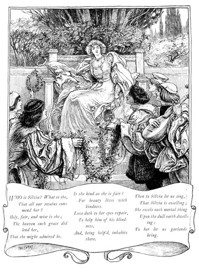 Kuka on Silvia, 1895 tekijältä Unbekannt