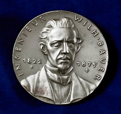 Wilhelm Bauer 1822-1875, saksalainen keksijä ja sukellusveneiden edelläkävijä tekijältä Unbekannt