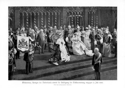 Alankomaiden Wilhelmina, 1880-1962, 5. heinäkuuta 1898, 1900 tekijältä Unbekannt