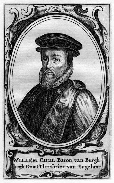 Willem Cecil, ensimmäinen paroni Burghley, 1500-luvun Englannin valtiomies tekijältä Unbekannt