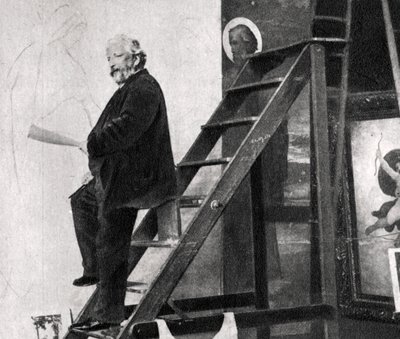 William-Adolphe Bouguereau, ranskalainen taiteilija, 1900 tekijältä Unbekannt