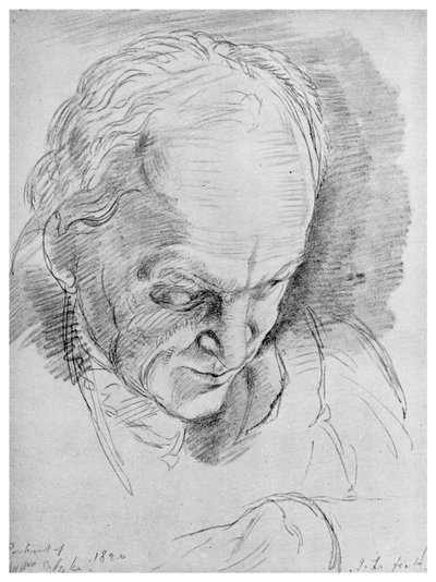 William Blake, englantilainen mystikko, runoilija, taiteilija ja kaivertaja, 1800-luku 1956 tekijältä Unbekannt