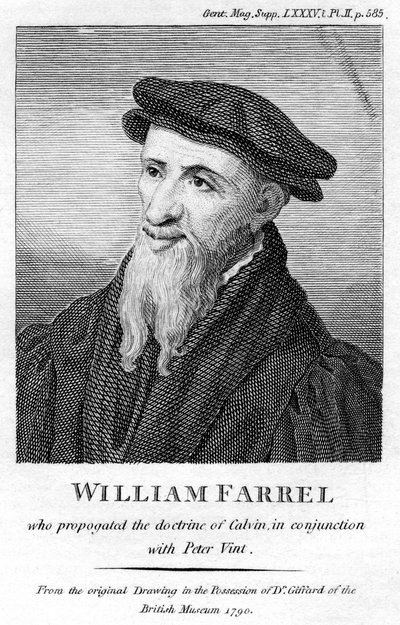 William Farel, 1500-luvun ranskalainen evankelista tekijältä Unbekannt