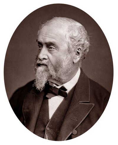 William Harrison Ainsworth 1805-1882, englantilainen historiallinen kirjailija, 1881 tekijältä Unbekannt