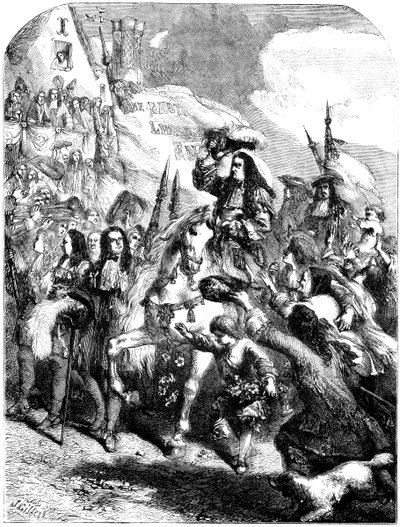 William III saapuu Exeteriin tekijältä Unbekannt