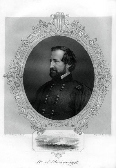 William Rosecrans, unionin kenraali Yhdysvaltain sisällissodan aikana, 1862-1867 tekijältä Unbekannt