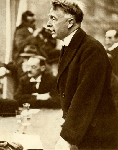 William Thomas Cosgrave pitämässä puhetta Dublinissa, Irlannissa, 1922, 1935. tekijältä Unbekannt