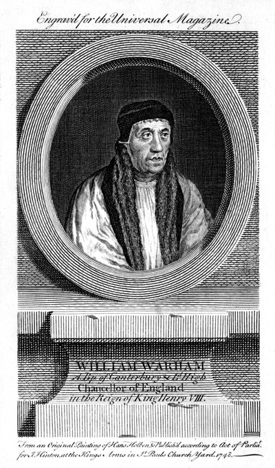 William Warham, Canterburyn arkkipiispa, 1748 tekijältä Unbekannt