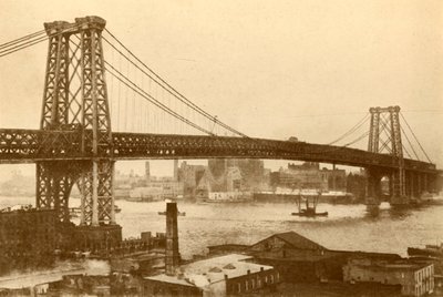 Williamsburg Suspension Bridge, New York, 1930. tekijältä Unbekannt