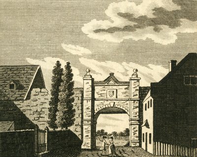 Wincheap Gate, Canterbury, c1786. tekijältä Unbekannt
