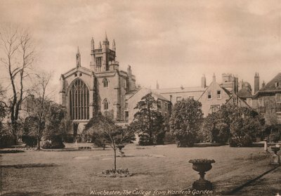 Winchester College Wardens Gardenista, Hampshire, 1900-luvun alku. tekijältä Unbekannt