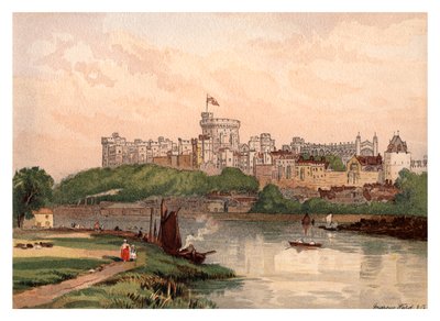 Windsorin linna, 1880 tekijältä Unbekannt