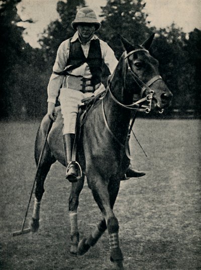Winston Churchill pelaa pooloa, 1920-luku, 1945. tekijältä Unbekannt