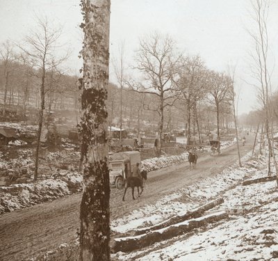 Winter, Genicourt, Pohjois-Ranska, c1914-c1918 tekijältä Unbekannt