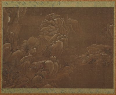 Talvimaisema, Ming- tai Qing-dynastia, 1400-1700-luku. tekijältä Unbekannt