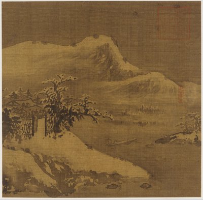 Talvimaisema, Ming-dynastia, 1368-1644. tekijältä Unbekannt