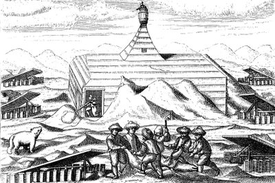 Willem Barentsin arktisen retkikunnan talvikorttelit, 1596-1597 tekijältä Unbekannt