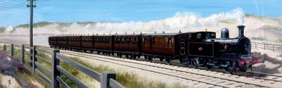 Wirral Railway -juna matkalla Birkenheadiin tekijältä Unbekannt