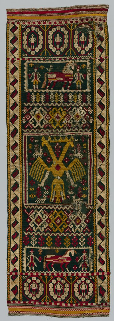 Kudottu rinta- tai sängynpäällinen, 1700-luku. tekijältä Unbekannt