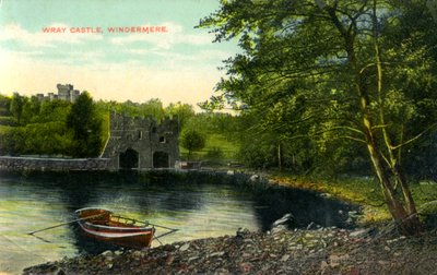 Wray Castle, Claife, Lancashire, 1900-luvun alku tekijältä Unbekannt