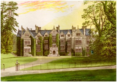 Wroxton Abbey, Oxfordshire, pohjoisen perheen koti, vuodelta 1880 tekijältä Unbekannt