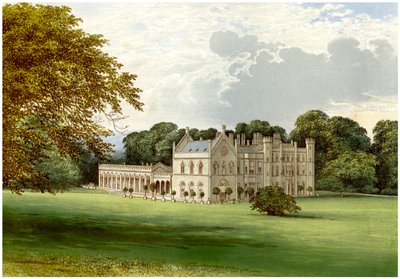 Wycombe Abbey, Buckinghamshire, Lord Carringtonin koti, vuodelta 1880 tekijältä Unbekannt