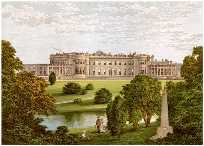 Wynyard Park, Durhamin kreivikunta, Londonderryn markiisin koti, vuodelta 1880 tekijältä Unbekannt