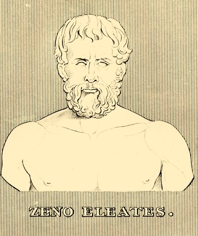 Zeno Eleates, 495-430 eKr., 1830. tekijältä Unbekannt